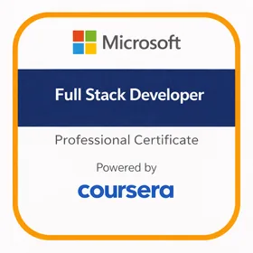 Microsoft Full Stack Developer badge